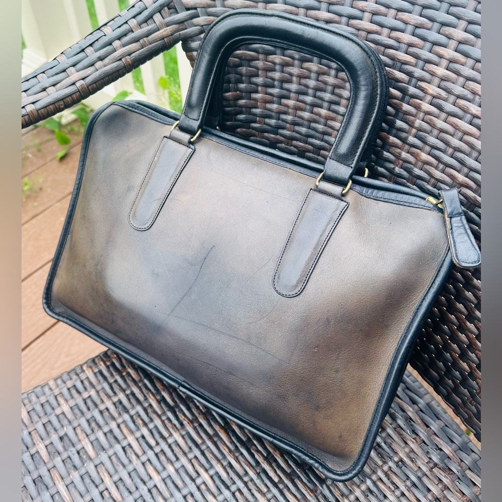Vintage coach slim satchel